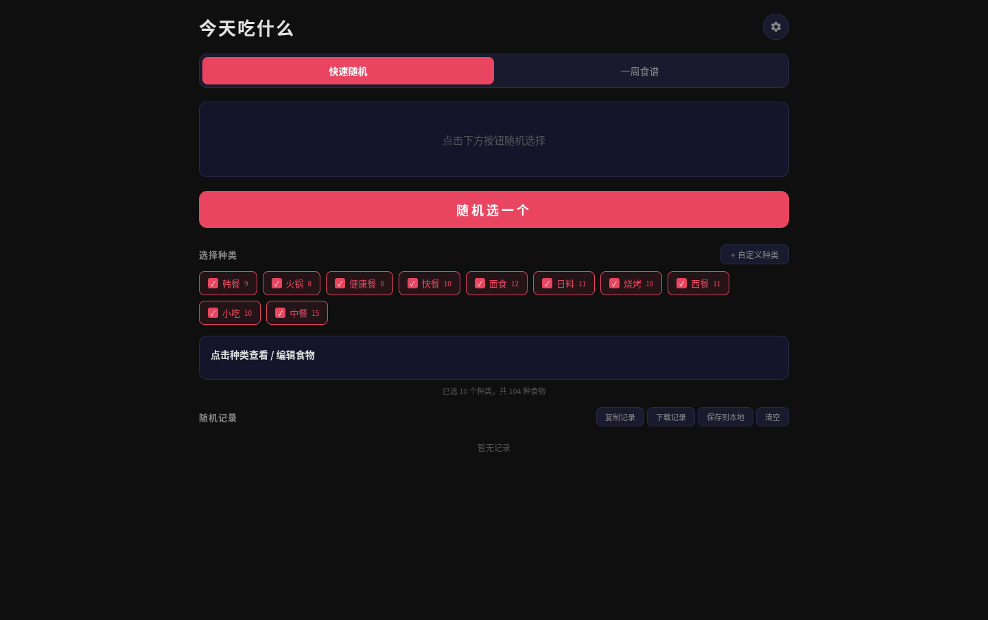 今天吃什么 封面