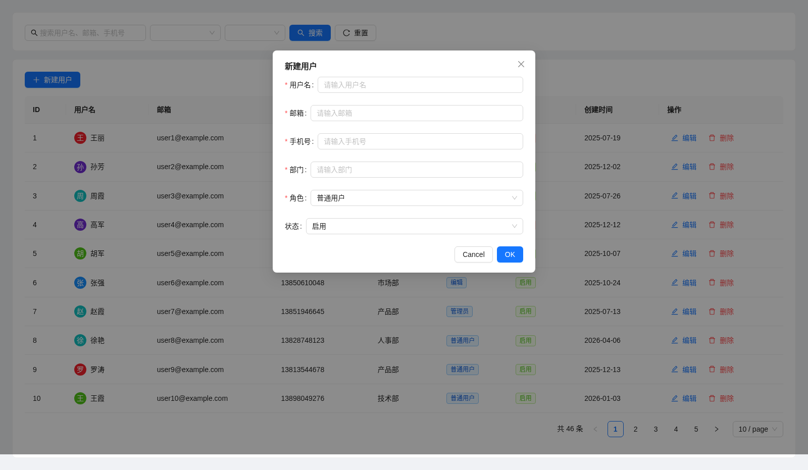 用户管理系统 封面