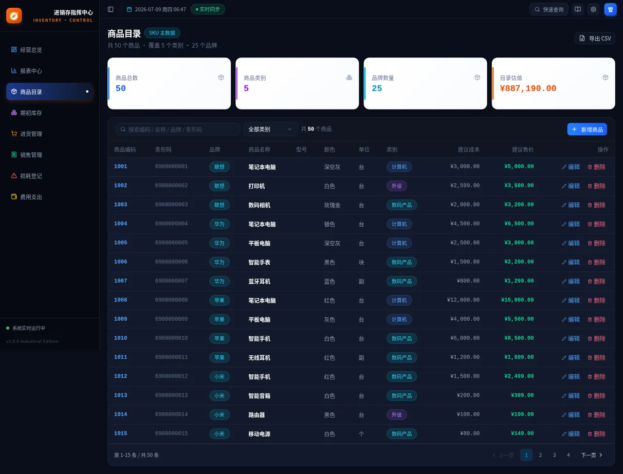 进销存管理系统 封面