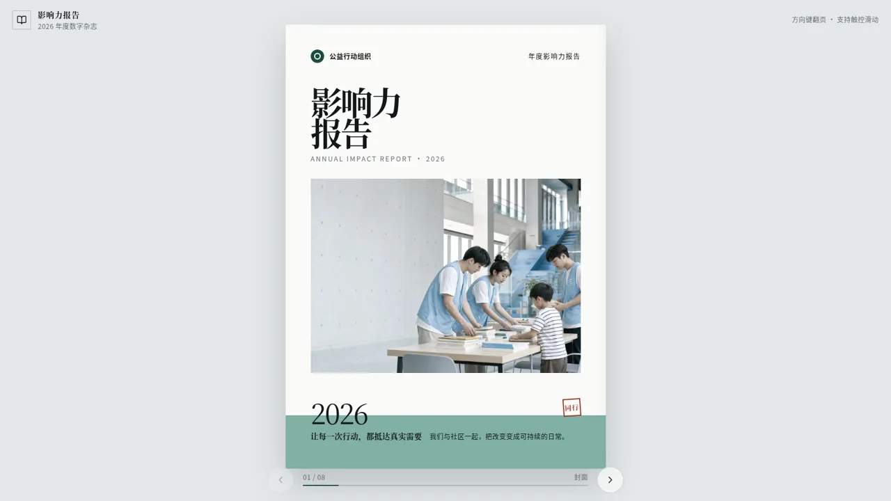 影响力报告｜翻页杂志 封面