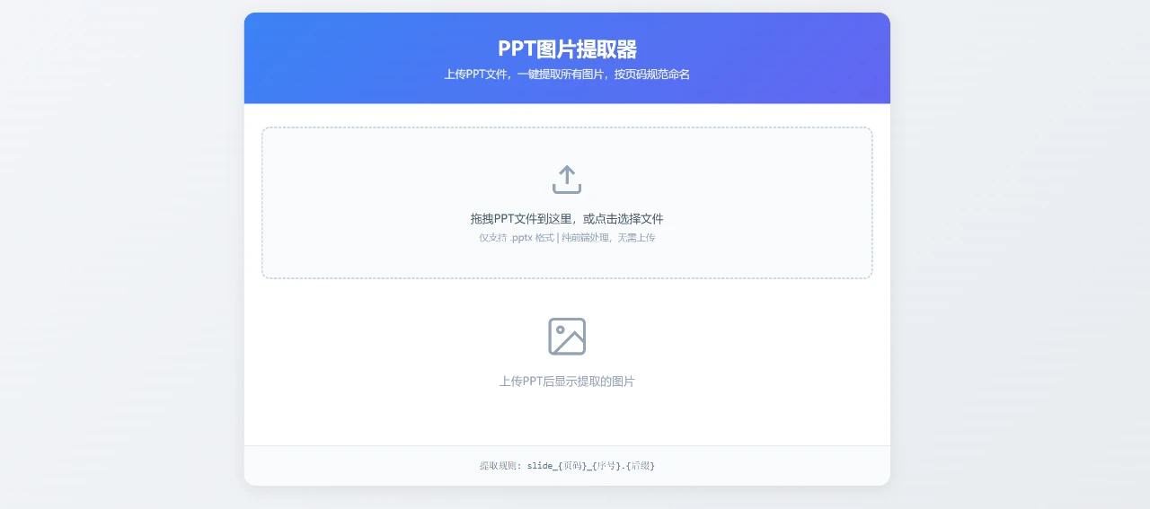 PPT图片提取器 封面