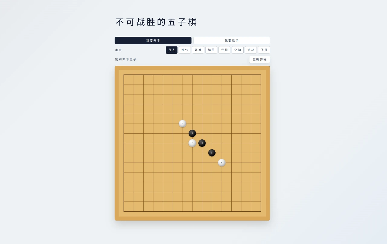 不可战胜的五子棋 封面